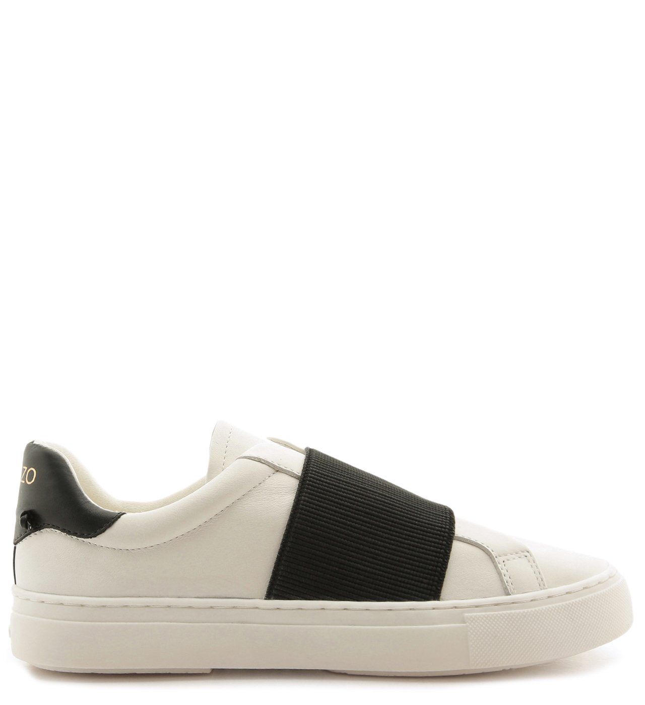 T nis ZZ Easy Slip On El stico Bianco e Preto Arezzo