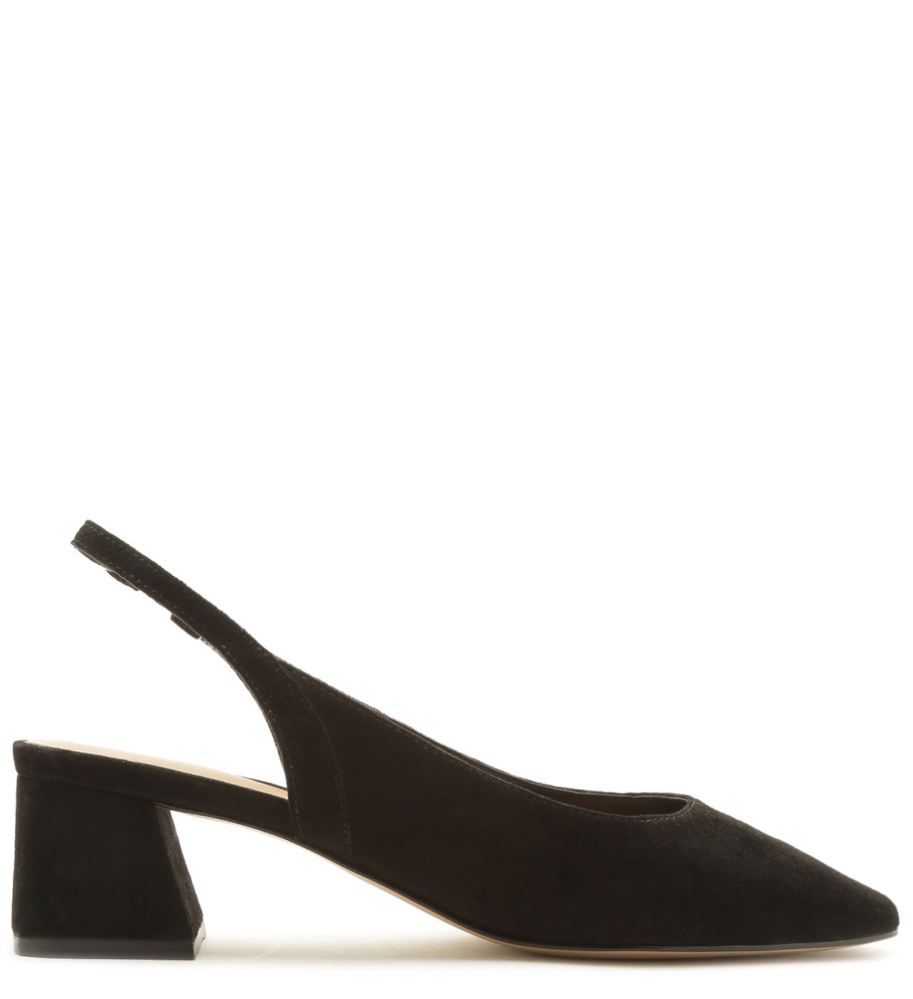 Scarpin Preto Arezzo Touch Suede Salto Bloco Arezzo Arezzo LP