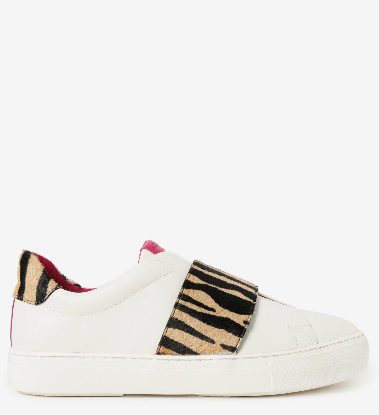 Slip On Animal Print Sola Alta El stico Zebra Arezzo