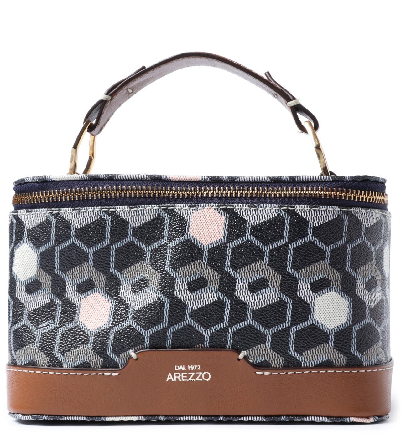 Necessaire Preta Bee.ZZ Redonda Arezzo