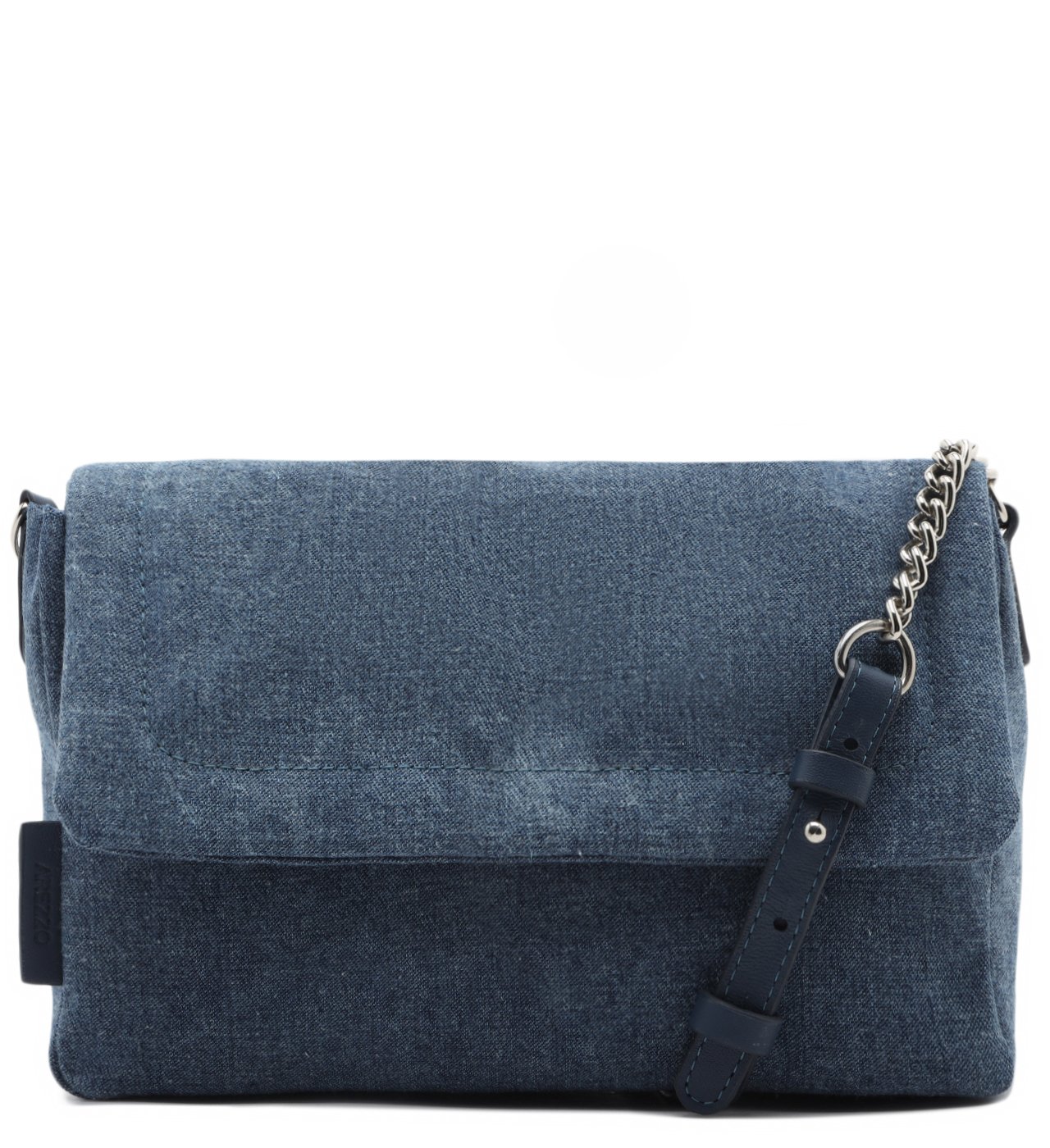 Bolsa Tiracolo Estampa tnica Dark Jeans Ol via Arezzo